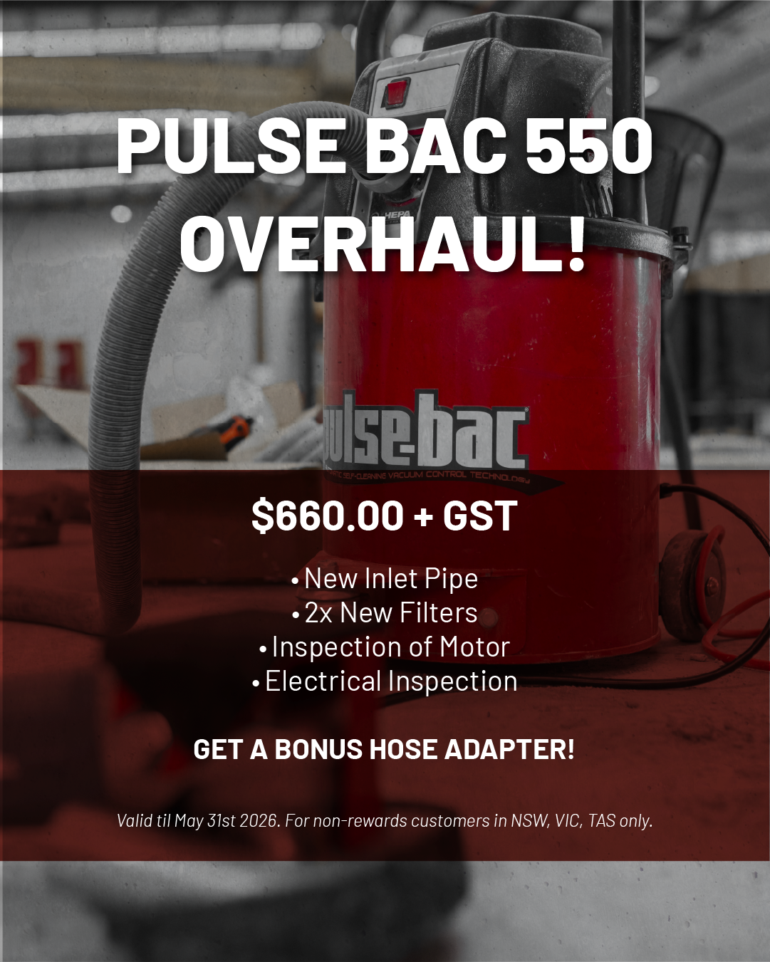 Pulse Bac 550 Overhaul Deal