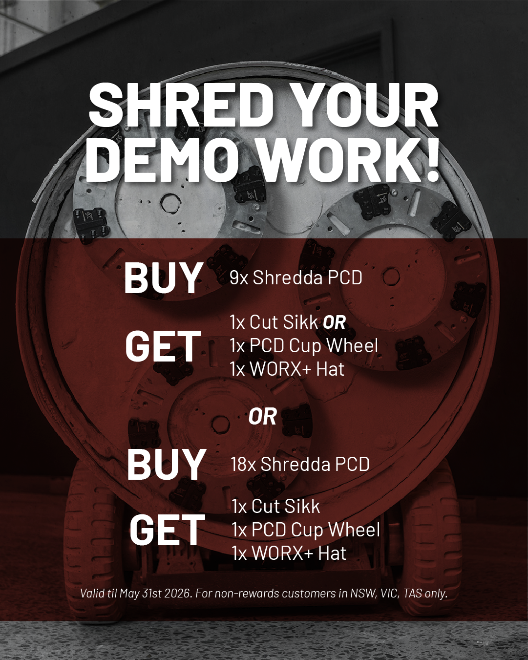 Shred Your Demo Work Deal